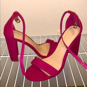Fuchsia heels